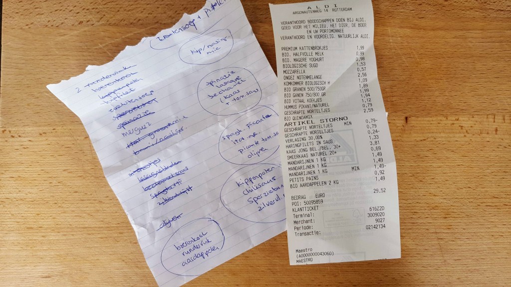 05-02: Dag 5 | Mijn menu met voorraad-ingrediënten