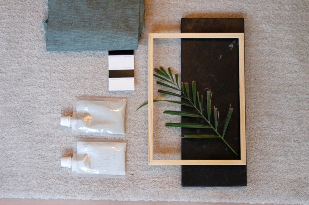 Het interieurplan en moodboard voor de&nbsp;slaapkamer